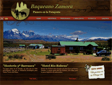 Tablet Screenshot of baqueanozamora.cl